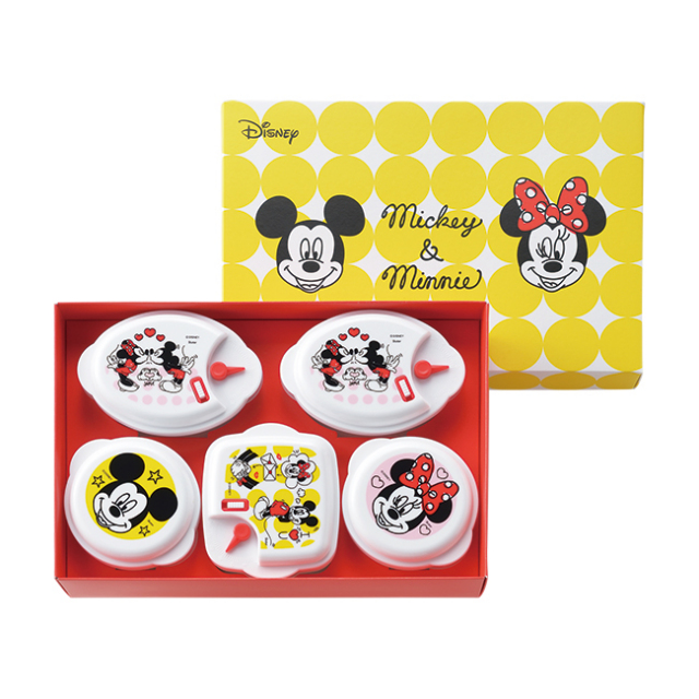 ミッキー＆ミニー　ポップトーン　電子レンジ容器5PC　No.20