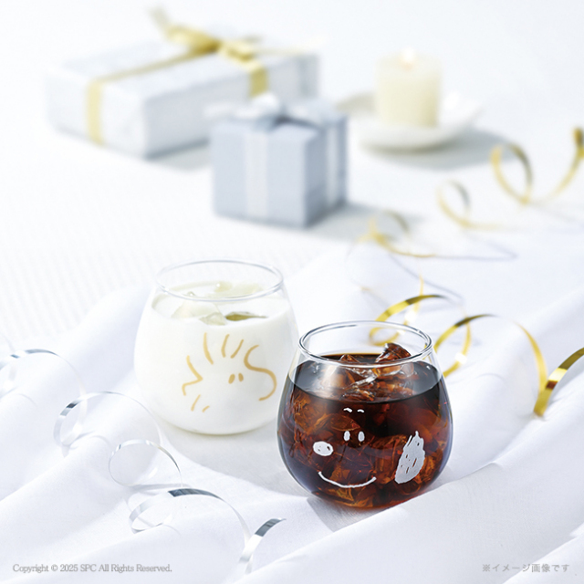 スヌーピー＆ウッドストック　ゆらゆらタンブラーペアセット　No.20