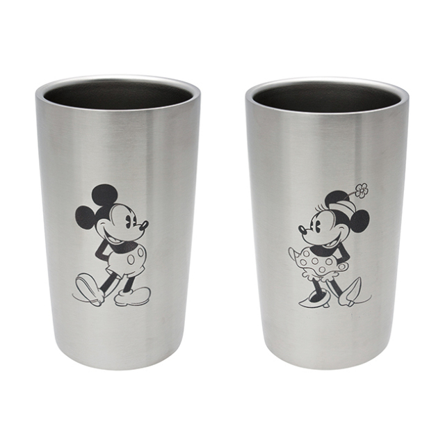 ディズニー　WD　ステンレス真空タンブラーセットS2（ミッキー＆ミニー）　300ml　No.30