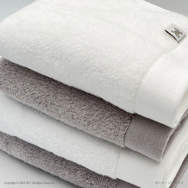 今治タオル　HOTELIST　バス1P・フェイスタオル1P　No.77　（ホワイト）