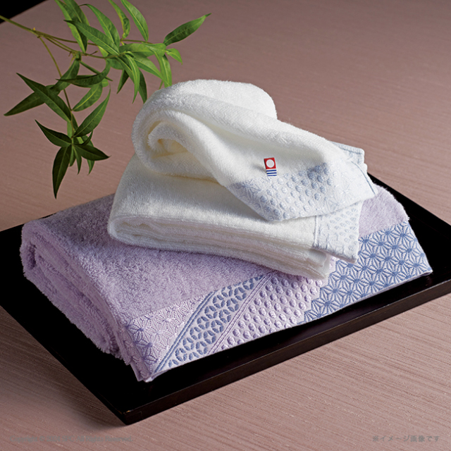 瀬戸内テーラー　フェイス1P・ウォッシュタオル1P　No.20　（パープル）