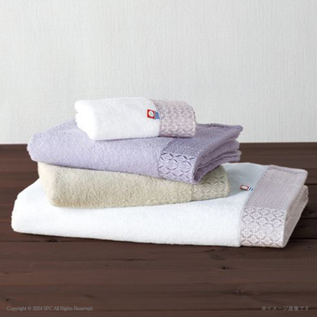 瀬戸内テーラー　フェイスタオル2P　No.25　（パープル）