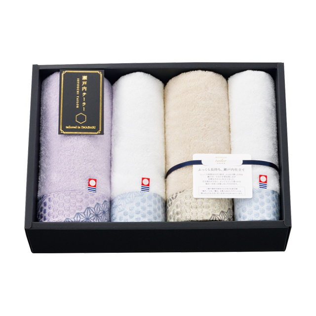 瀬戸内テーラー　フェイス2P・ウォッシュタオル2P　No.40