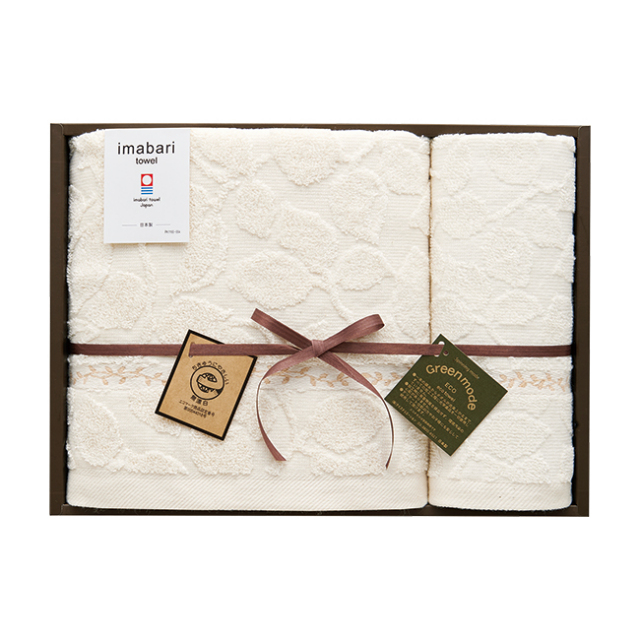 グリーンモード　今治エコリーフ　バス1P・ウォッシュタオル1P　No.30