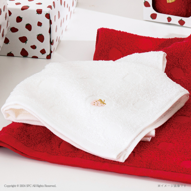 Strawberry　Soft　フェイスタオル2P　No.20
