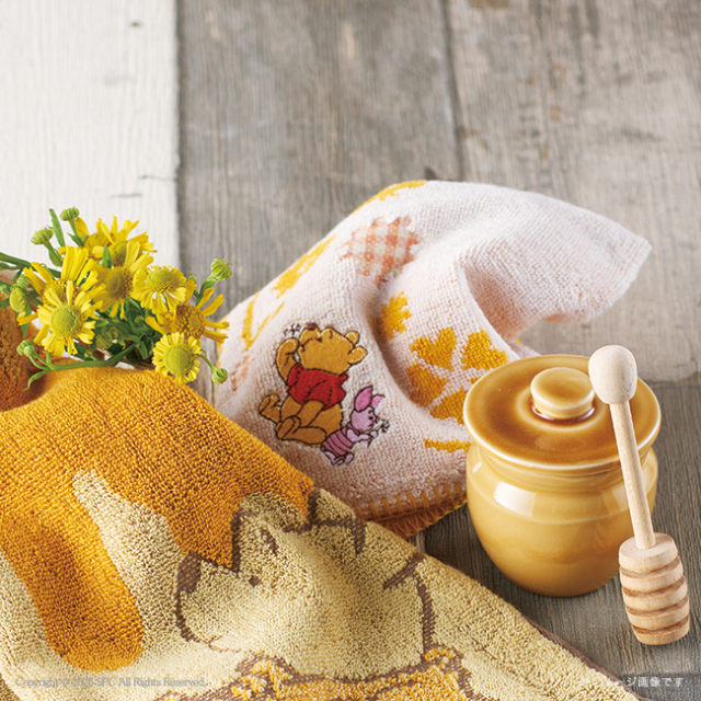 くまのプーさん　ハニープランタン　フェイス1P・ウォッシュタオル1P　No.20