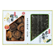 国内産　原木香信椎茸・昆布詰合せ　No.30