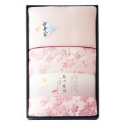 和の色彩　三河木綿　ダブルガーゼ肌布団　No.100 （ピンク）