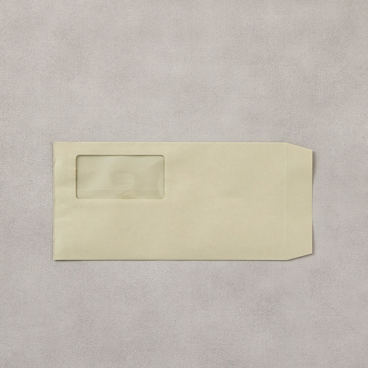 長3封筒 グレー 70g A窓枠なし 1,000枚(3Ａ6120)
