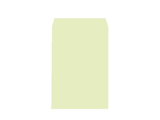 【特価品】【B品】★角2封筒 ソフトウグイス100g L貼/500枚　（K22261-B）