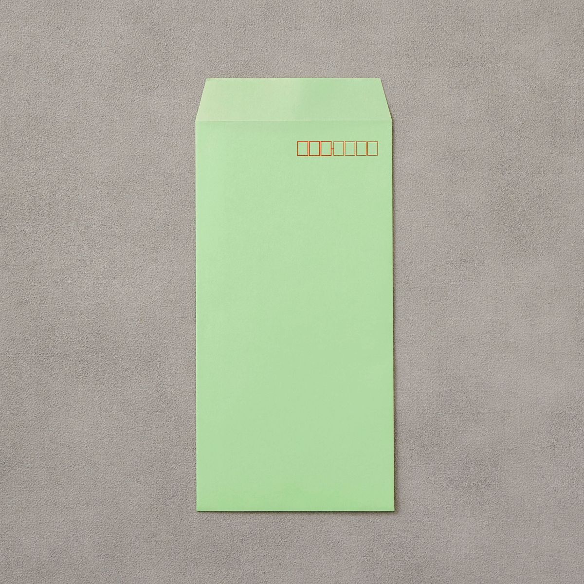 長3封筒 ソフトグリーン 80g L貼 1,000枚(309311)