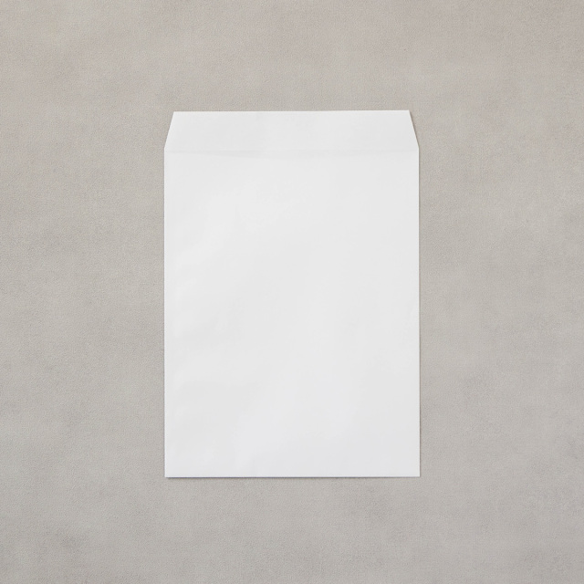 角3封筒 白菊 80g L貼 /500枚(K30411)