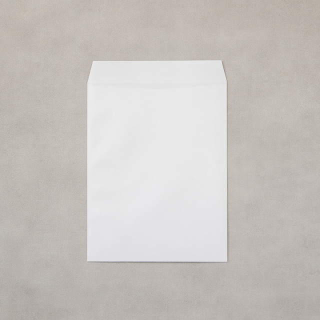 角3封筒 白菊 100g L貼 /500枚(K32461)