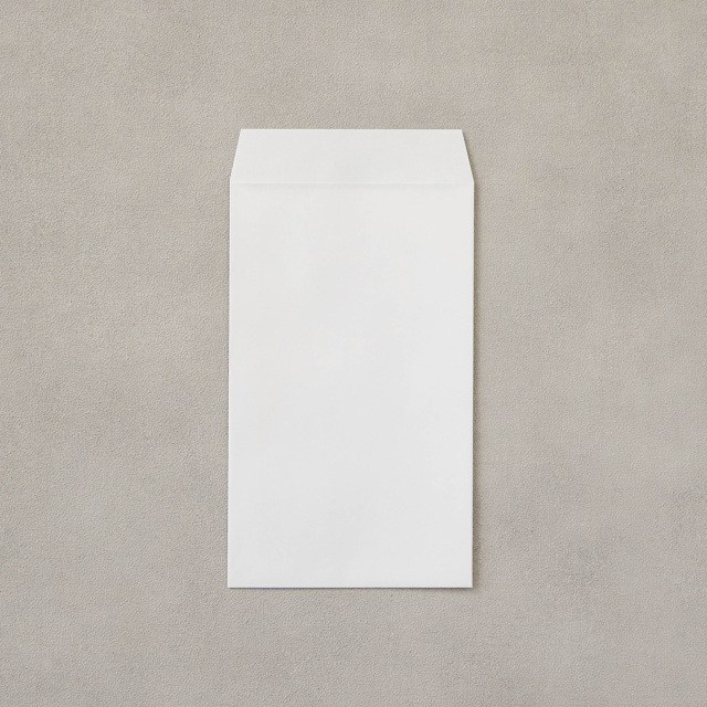 角8封筒（枠なし） 白菊 80g L貼 給料袋 1,000枚 (KK8011)