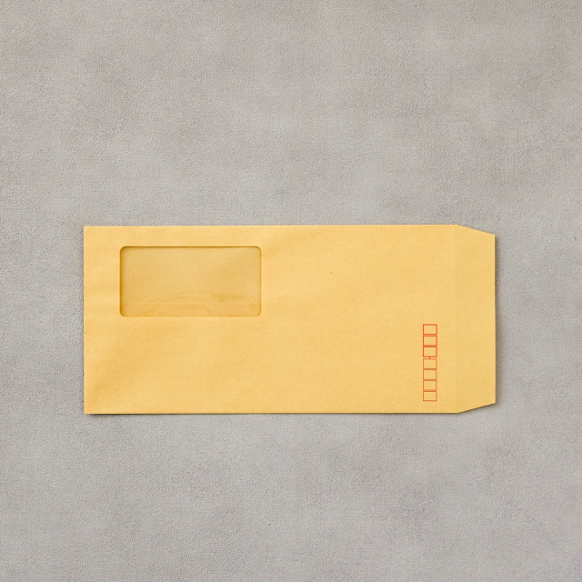 長3封筒クラフト70g A窓郵便枠付 1,000枚(3A1700)