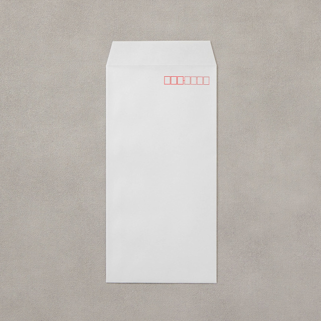 長3封筒 白菊 80g L貼 　1,000枚(309011)