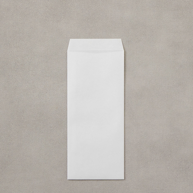 長4封筒 白菊 70g L貼 枠なし 1,000枚(406011)