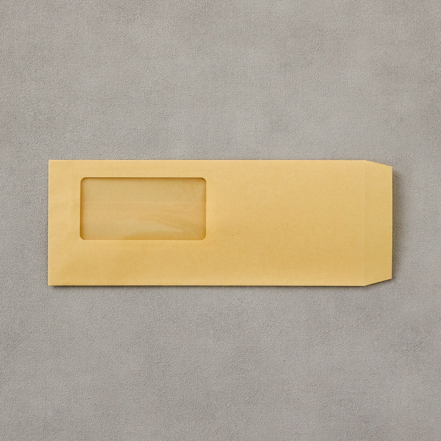 長40封筒/クラフト70g 窓付 ☆メーカー直売・国産紙使用の月印紙製品 長40封筒/クラフト70g 窓付 ☆メーカー直売・国産紙使用の月印紙製品