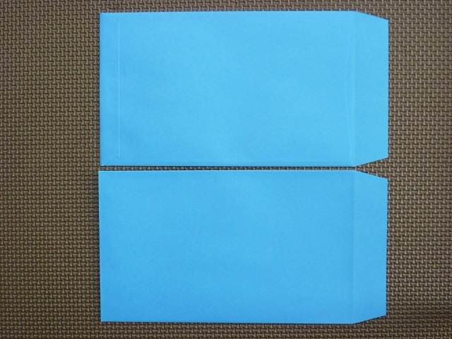 角8封筒 郵便枠なし ブルー85g L貼の月印紙製品 メーカー直売 国産紙使用です