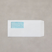 長3封筒 白菊 80g Ｋ窓付 枠なし地紋入り 1,000枚(3K8010)