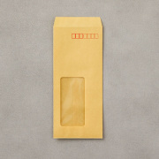 長4封筒 クラフト 70g A窓付/郵便枠付 1,000枚(4Ａ1700)