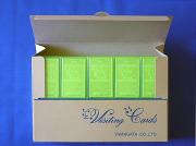 名刺(1丁判） 月ケント 4号厚口 /1,000枚 (メ41570)