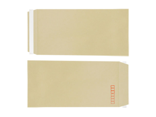 長3封筒 クラフト70g L貼 テープ付 1,000枚(307705)