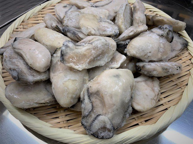 冷凍カキ　Lサイズ　広島産　普通サイズ　カキフライ　鍋など