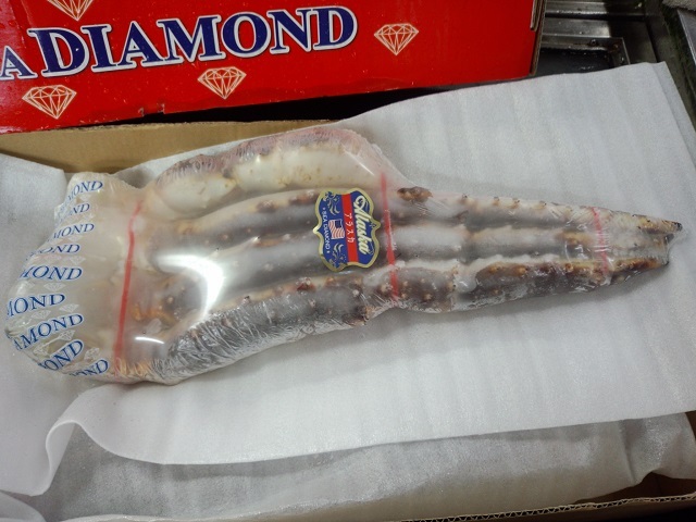 生冷本タラバ 1肩 1.5kg たらば ボイルか焼いて食べて