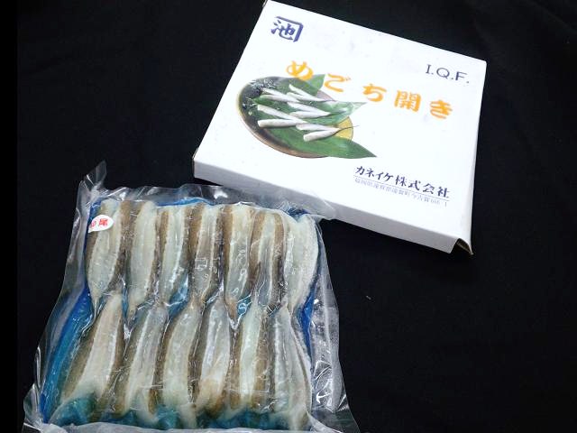 冷凍　メゴチ（開き）３０尾　550ｇ入り　天ぷらなど　売れてます！