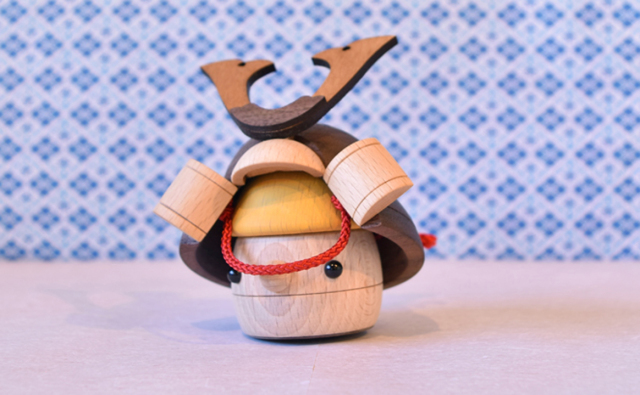 どんぐり兜　通常どんぐり　装着１