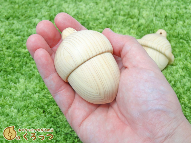 どんぐり　手のひら
