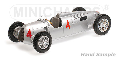 ◎予約品◎1/18　アウト ユニオン タイプ C ACHILLE・VARZI オートモービル・ド・モナコ グランプリ 2位入賞 1936