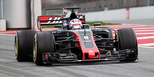 ◆HAAS F1 チーム フェラーリ VF-17 ロマン・グロージャン 2017