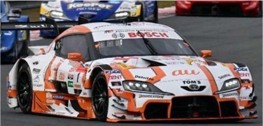 ◆1/43 au TOM'S GR Supra TGR TEAM au TOM'S No.1 GT500 Class Champion SUPER GT 2025 with Champion board