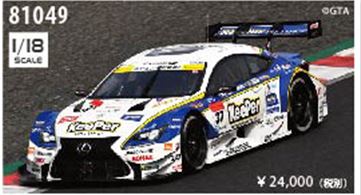 ◎予約品◎1/18 KeePer TOM'S RC F SUPER GT GT500 2016 Rd.1 Okayama　No.37