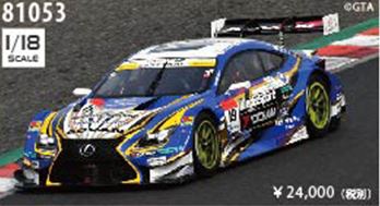 ◎予約品◎1/18 WedsSport ADVAN RC F SUPER GT GT500 2016 Rd.1 Okayama　No.19