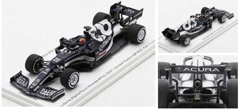 1/43 Scuderia AlphaTauri Honda AT02 2021　United States GP #22 Yuki Tsunoda