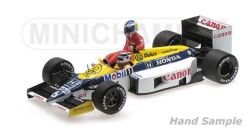 ◆1/18　ウィリアムズ ホンダ FW11 ケケ・ロズベルグ ドイツGP 1986 ライド オン ネルソン・ピケ 　フィギュア付