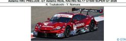 ◎予約品◎　1/43　Astemo HRC PRELUDE -GT Astemo REAL RACING No.17 GT500 SUPER GT 2026/K. Tsukakoshi - Y. Nomura