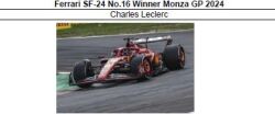 ◎予約品◎　Ferrari SF-24 No.16 Winner Monza GP 2024　Charles Leclerc