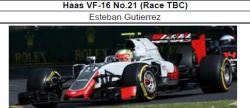 ◎生産中止◎　Haas VF-16 No.21 (Race TBC)  Esteban Gutierrez