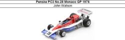 ◎予約品◎　Penske PC3 No.28 Monaco GP 1976　John Watson
