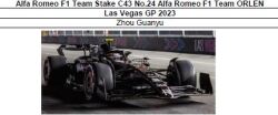 ◎予約品◎1/64　Alfa Romeo F1 Team Stake C43 No.24 Alfa Romeo F1 Team ORLEN Las Vegas GP 2023　Zhou Guanyu