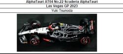 ◆1/64　AlphaTauri AT04 No.22 Scuderia AlphaTauri Las Vegas GP 2023　Yuki Tsunoda