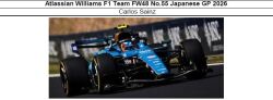 ◎予約品◎　1/43　Atlassian Williams F1 Team FW48 No.55 Japanese GP 2026　Carlos Sainz