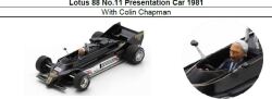 ◆Lotus 88 No.11 Presentation Car 1981　With Colin Chapman