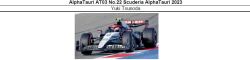 ◆1/64　AlphaTauri AT03 No.22 Scuderia AlphaTauri 2023　Yuki Tsunoda
