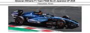 ◎予約品◎　1/43　Atlassian Williams F1 Team FW48 No.23 Japanese GP 2026　Alexander Albon