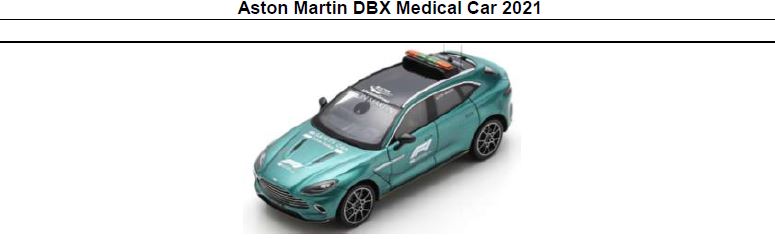 ◎予約品◎　Aston Martin DBX Medical Car 2021